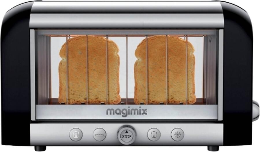 Magimix Vision Toaster Zwart Quartz techniek 8 standen - Foto 2