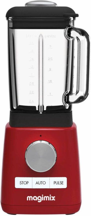 Magimix Power Blender Smoothie Maker 1 8 Liter Ice Crusher Rood - Foto 2