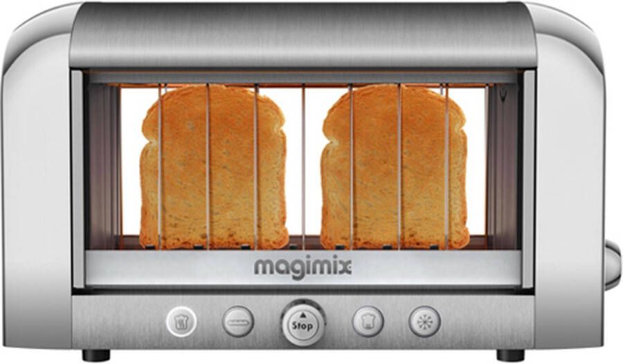 Magimix Vision Toaster Mat Chroom Quartz techniek 8 standen - Foto 2