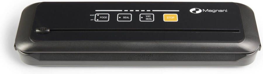 Magnani Vacuum Sealer Automatische Vacuümmachine Levensmiddelen Verpakker Incl. Vacuümzakken 110 W 6 5 x 39 x 10 5 cm