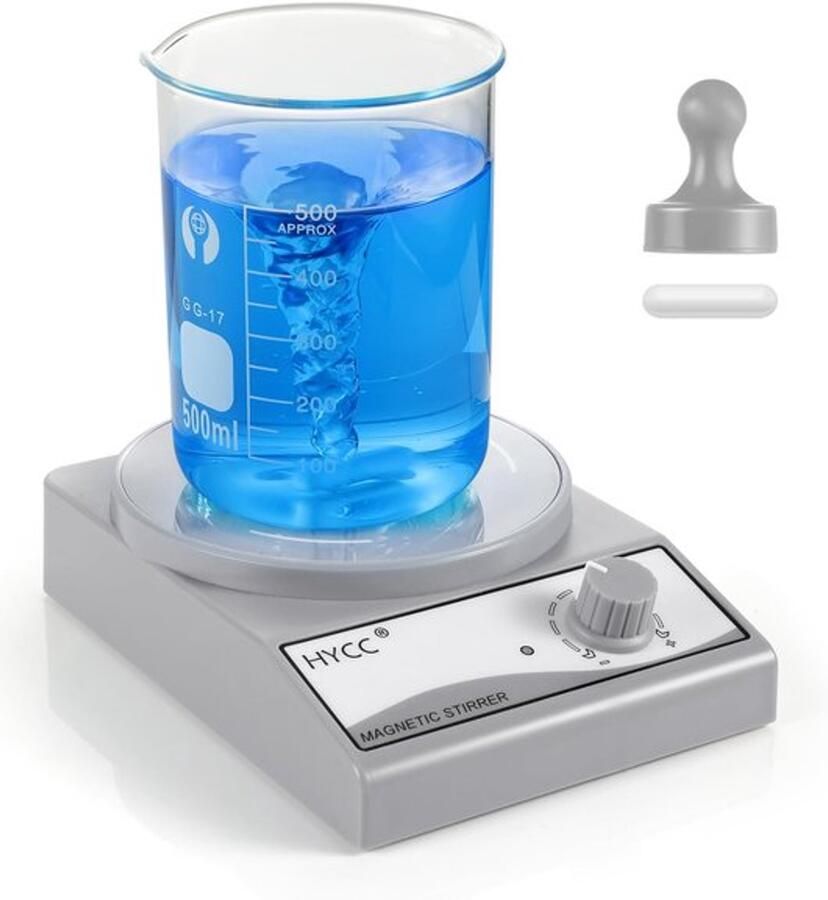 Magnetische roerder 3000 tpm magnetische mixer roerplaat max. roervloeistof 3 liter laboratoriumroerders met magnetische roerstaaf en roerstaafretriever