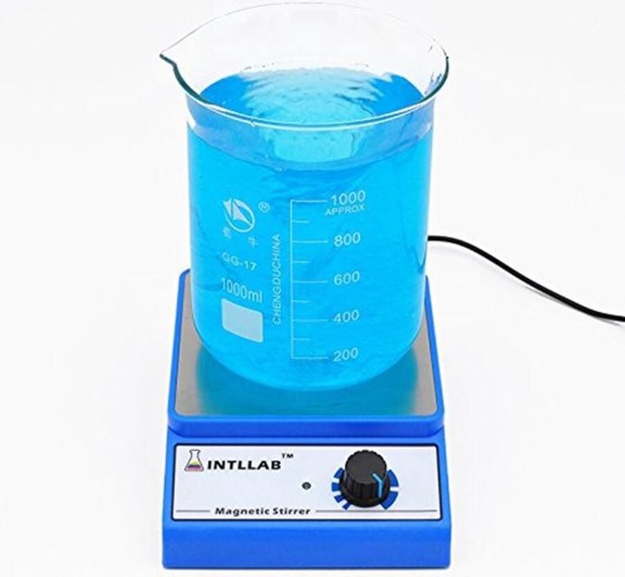 Magnetische roerder RVS Magnetische Mixer met roerstang (geen verwarming) Max Roeren Capaciteit: 3000ml