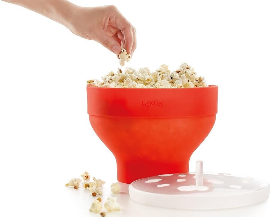 Magnetron Popcorn Maker Vouwbaar en met recepten
