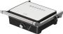 Maison & Kitchen Contactgrill Tosti apparaat 2000W 180° Uitklapbaar Tosti-ijzers PFAS VRIJ Contactgrills Zwart RVS - Thumbnail 1