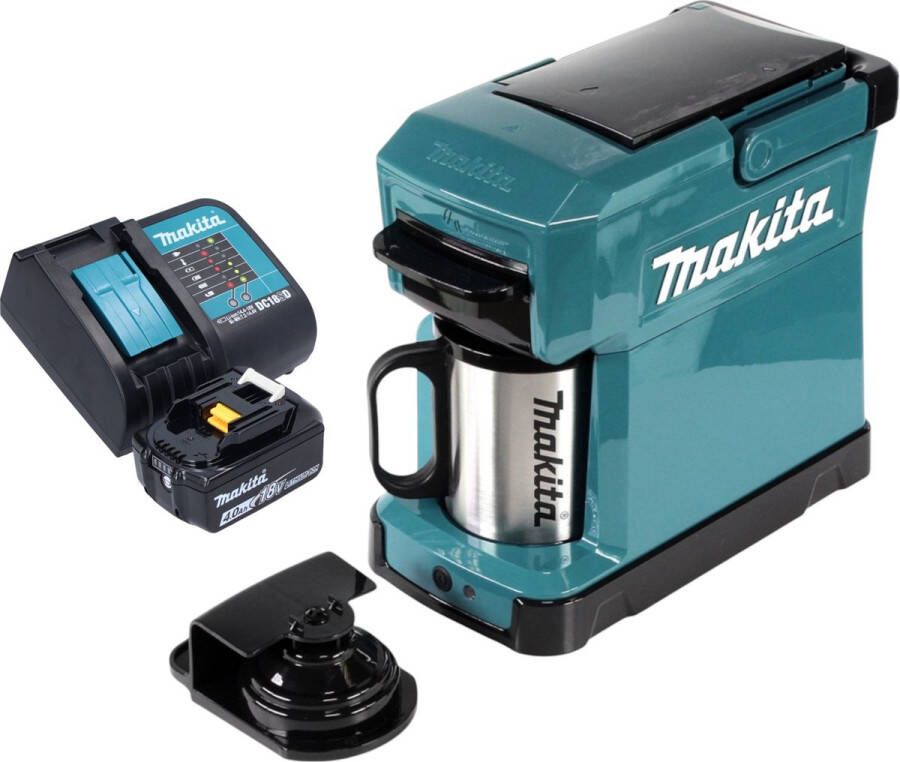 Makita DCM 501 Z Snoerloos koffiezetapparaat 12 V max 18 V solo zonder accu zonder lader