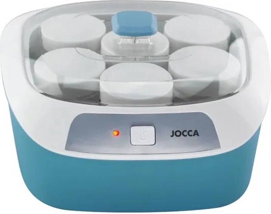 Mason Yoghurtmaker Yoghurtmachine Elektrisch Keukenapparaat Keukenmachine Met 6 Potten Draagbaar Multifunctioneel Blauw