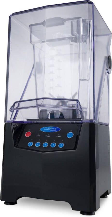 Maxima Blender 1 5 L 1500W 5 Programma's Met Pulse Functie Professionele Horeca Blender 20.000 rpm