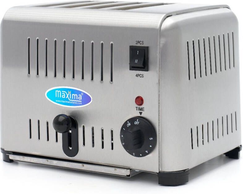 Maxima Toaster 4 Boterhammen Kookapparatuur Broodrooster