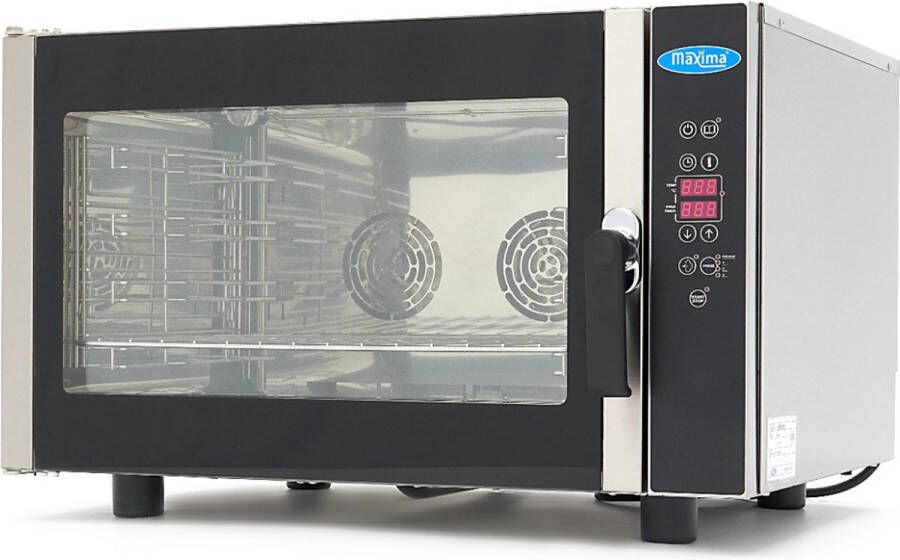 Maxima Combisteamer 4 Bakken (1 1 GN 60 x 40 cm) Digitaal Display 400V - Foto 2