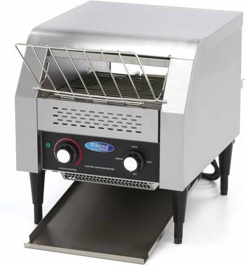 Maxima Doorloop Broodrooster 300 Sneden Uur Aanpasbare Snelheid incl. Kruimellade - Foto 2