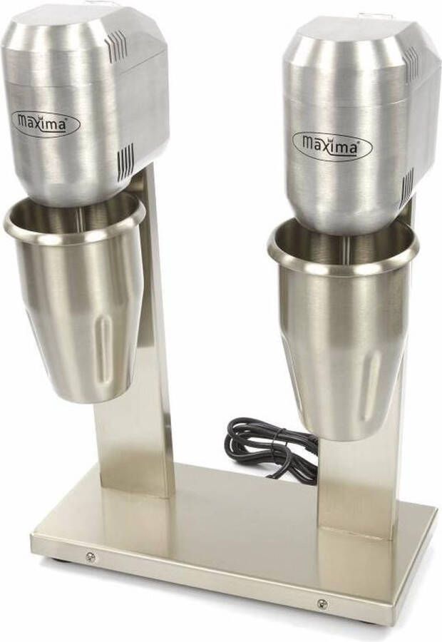 Maxima Drink Mixer 2 x 1 L 2 Bekers 2 Snelheden Barapparatuur Drink Mixer