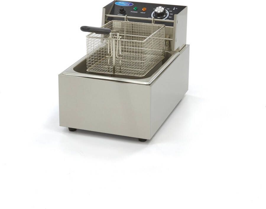 Maxima Frituurpan 6 L 1 Mand tot 1 2 Kg Frites Kookapparatuur Friteuse - Foto 2