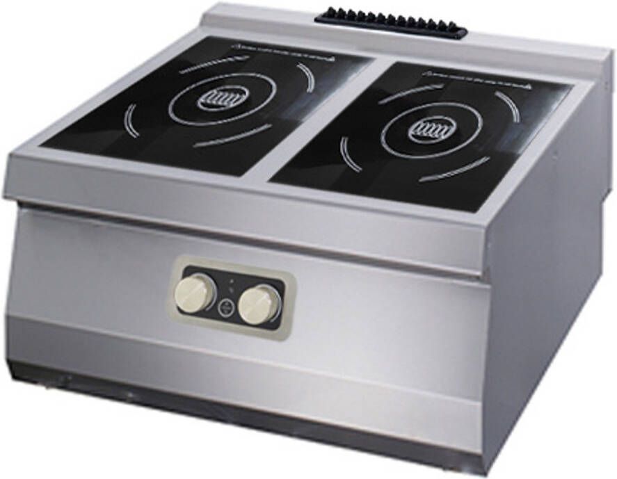 Maxima Heavy Duty Kookplaat 2 Pitten Inductie Enkel 70 cm Diep Elektrisch 700 Kooklijn