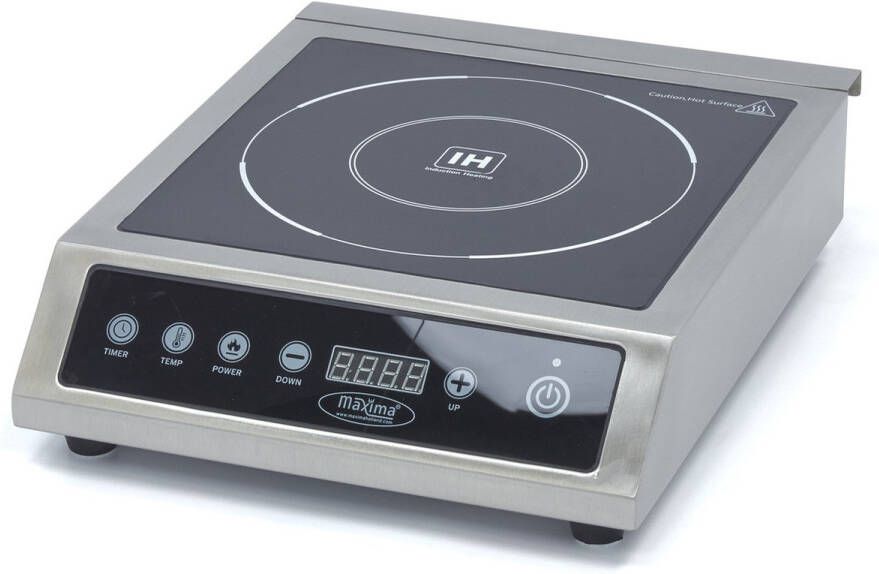 Maxima Inductie Kookplaat Vrijstaand 3500 Watt- 1 Pit ABS behuizing Max 240 C