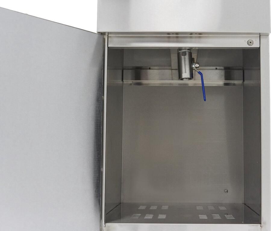 Maxima Frituurpan 16 L 1 Mand met Tapkraan en Opbergruimte 230V