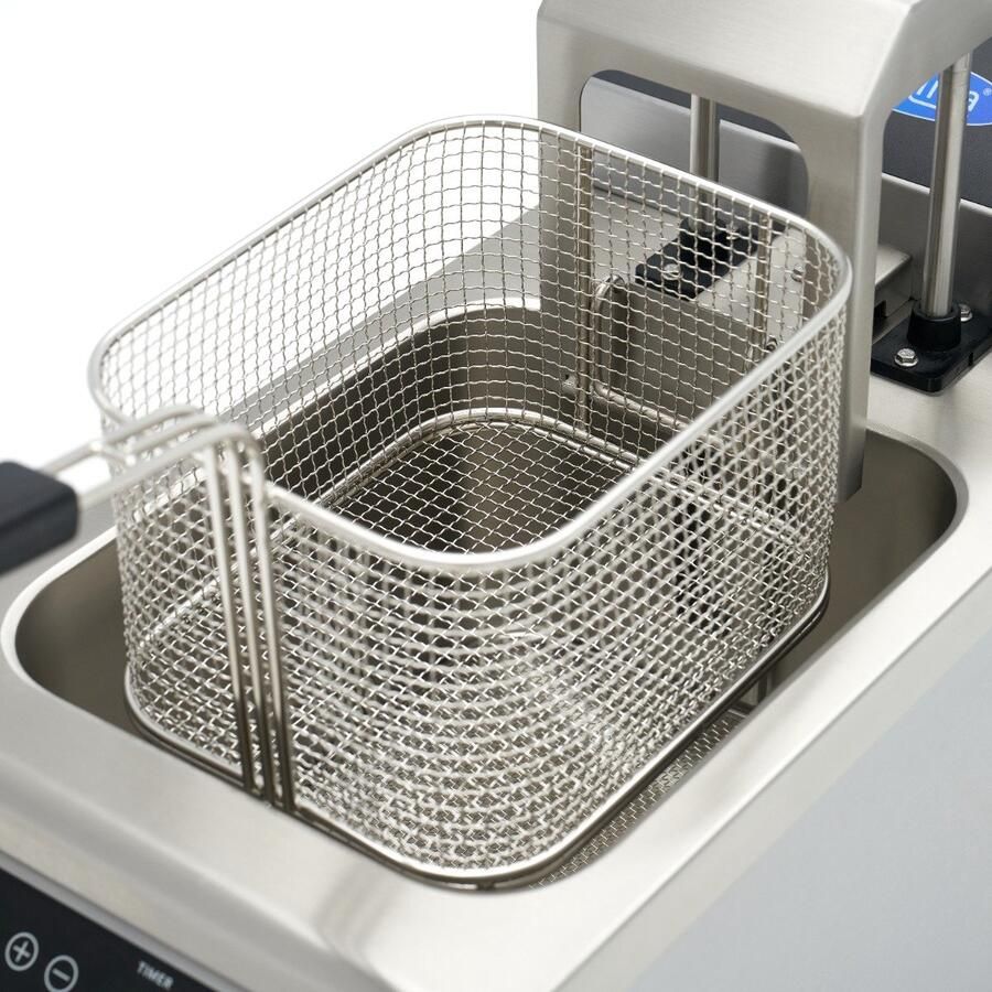Maxima Frituurpan 8 L 1 Mand Inductie Liftsysteem met Tapkraan - Foto 2