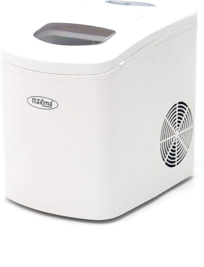 Maxima Ijsblokjesmachine 10-12 Kg Dag Holle Ijsblokjes Luchtgekoeld Wit
