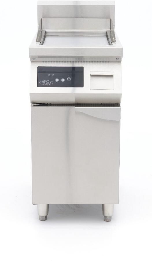 Maxima Inductie Grillplaat 700 Glad 5000W Enkel met Onderstel