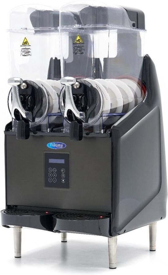 Maxima Slush Puppy & Granita Machine 2x 12L Digitaal Display