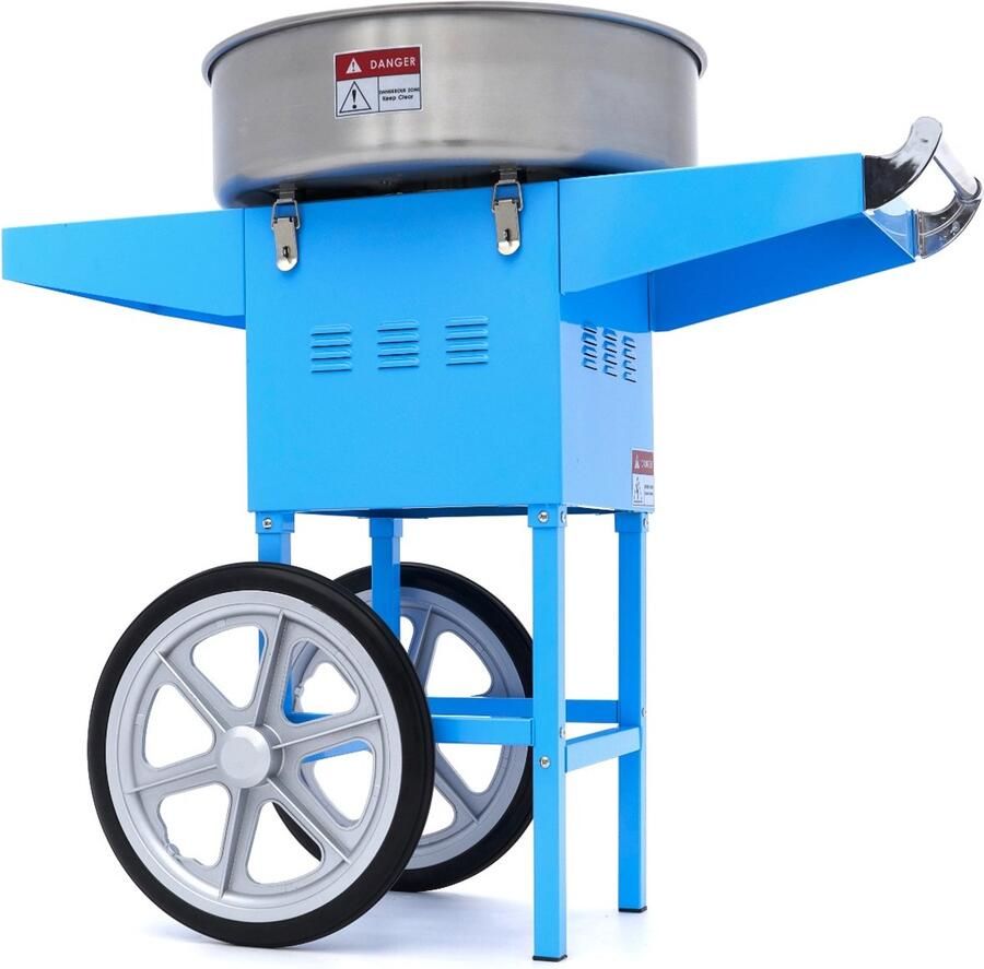 Maxima Suikerspinmachine – Ø 52 cm – Blauw – met Onderstel