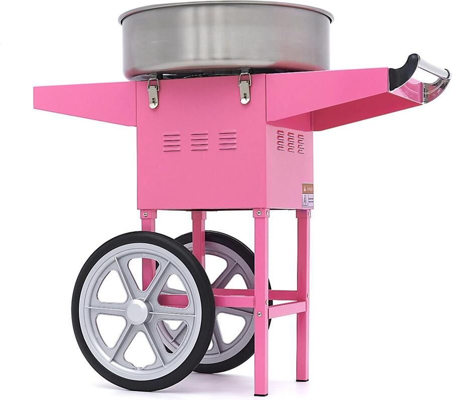 Maxima Suikerspinmachine – Ø 52 cm – Roze – met Onderstel