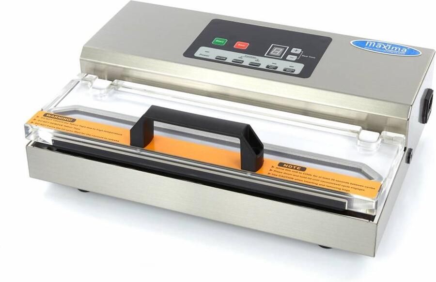Maxima Vacuumeermachine 31 cm Seal Transparante Deksel Voedsel Bewaren Professionele Vacuum Sealer Tot 5 keer Langer Houdbaar