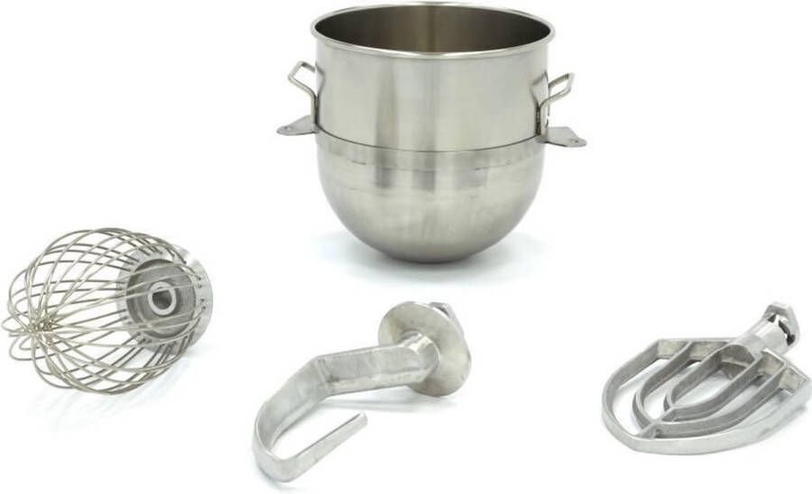 Maxima Planeetmenger 40 L Tot 20 Kg Deeg 3 Snelheden Voedselbereiding Planeetmenger - Foto 4