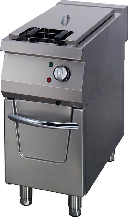 Maxima Premium Friteuse 1 x 22 L Enkel 90 cm Diep met Tapkraan Elektrisch