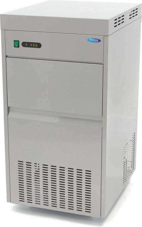 Maxima Schilferijsmachine 130 Kg 24 u Crushed ice Luchtgekoeld Barapparatuur IJsblokjesmachine