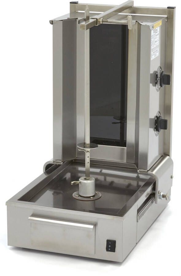 Maxima Shoarma Grill 2 Branders 20 Kg Vlees Elektrisch Kookapparatuur Doner Kebab Grill
