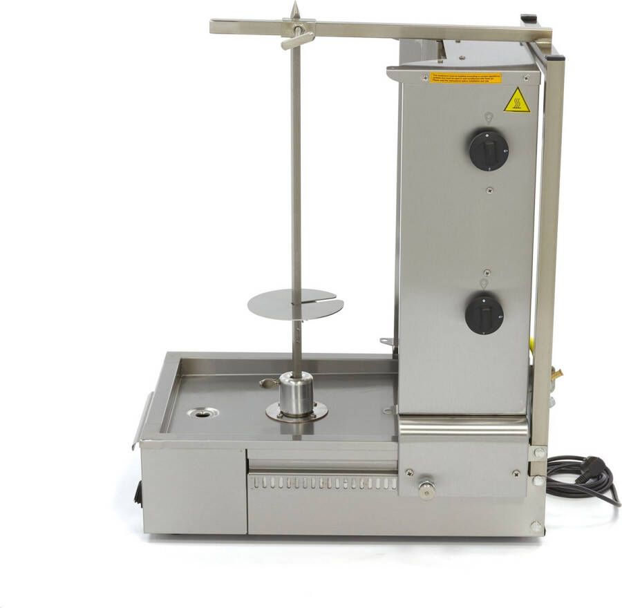 Maxima Shoarma Grill 2 Branders 20 Kg Vlees Gas Kookapparatuur Doner Kebab Grill