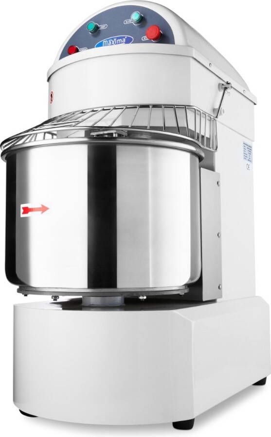Maxima Spiraalkneder 60 L 38 Kg Deeg 2 Snelheden 400V