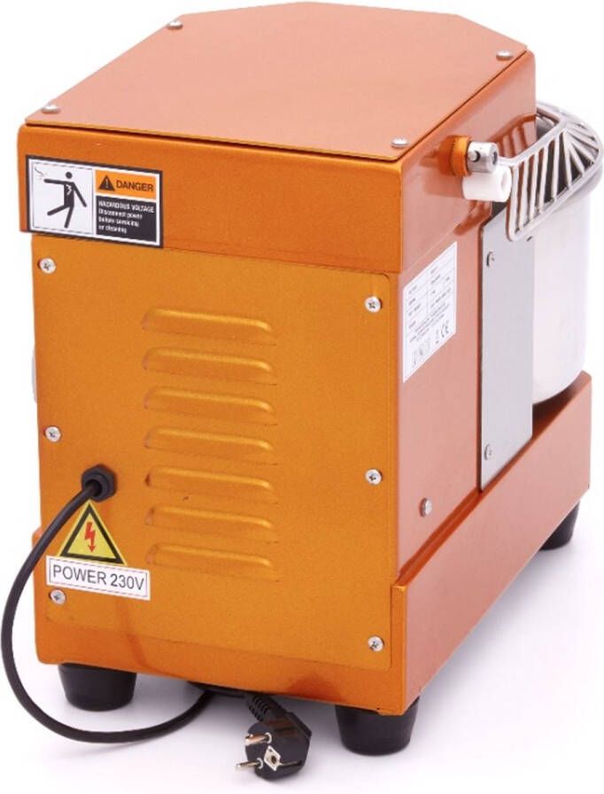 Maxima Spiraalkneder 8 L 4 5 Kg Deeg Goud Geel Deegkneder Professioneel Spiraalmixer met Veiligheidskooi 8 liter 4 5 kilo - Foto 2