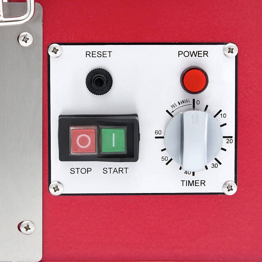 Maxima Spiraalkneder 8 L 4 5 Kg Deeg Raspberry Rood Deegkneder Professioneel Spiraalmixer met Veiligheidskooi 8 liter 4 5 kilo