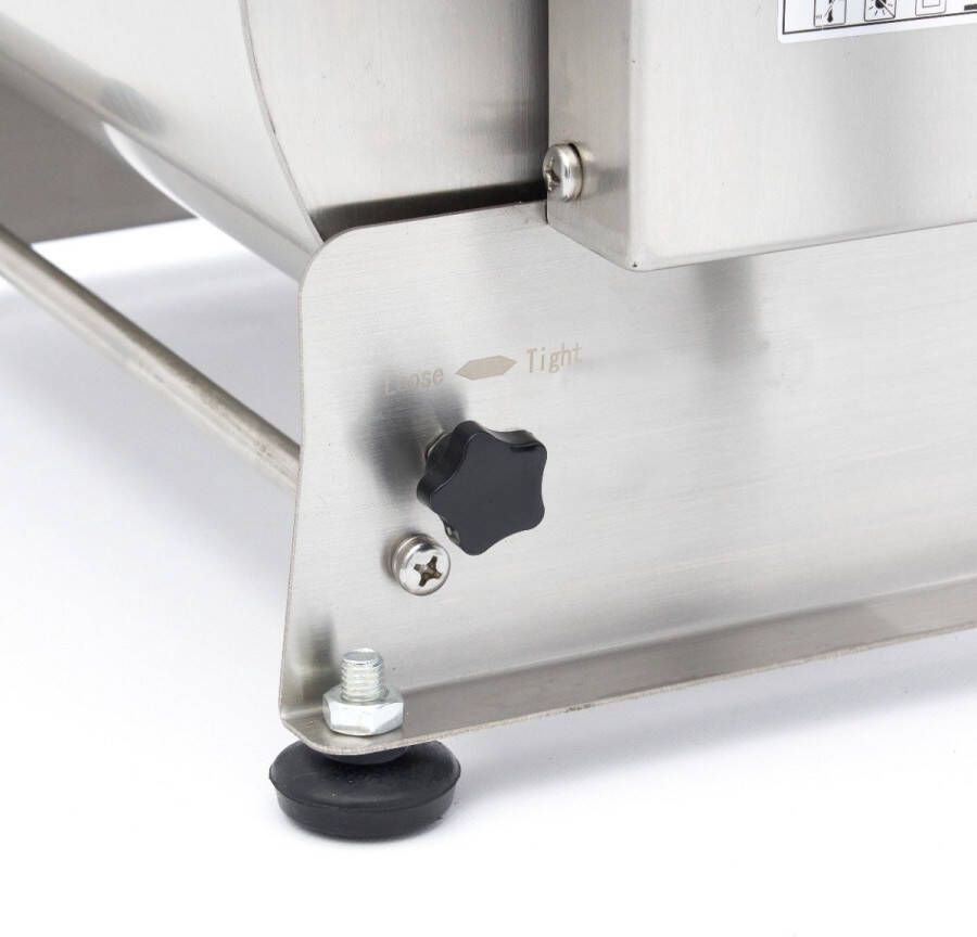 Maxima Vleesmenger 30 L 25 Kg Vlees Kantelbare Kom Handmatig