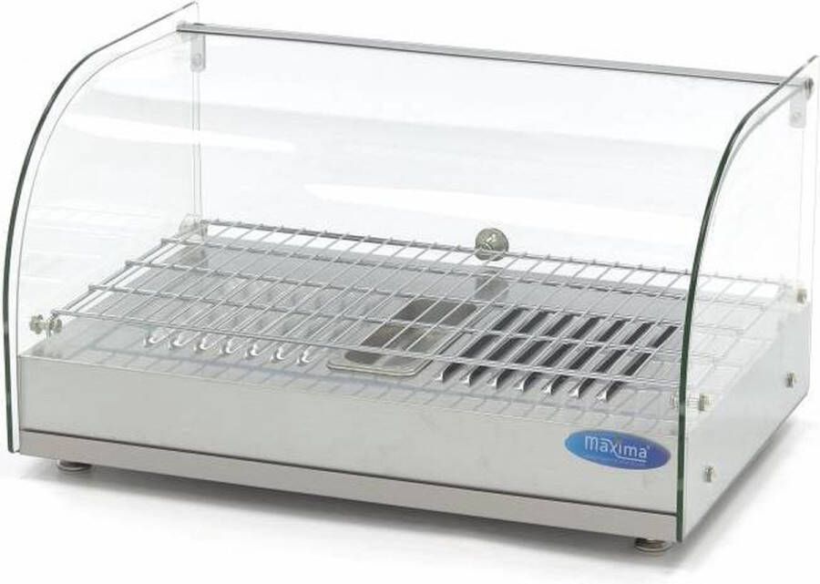 Maxima Warmhoudvitrine 25 Liter 55 cm breed met 1 Niveau Warmhoudkast Professioneel Horeca Warmhoud Vitrine 800W - Foto 2