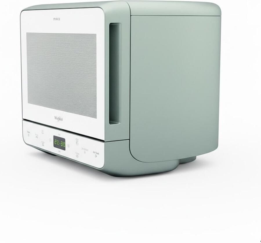 Medahomestore Whirlpool MAX 39 Pro Crisp Magnetron & Grill 13L – Dual Crisp & Steamfunctie – Kwartsgrill – Jet Defrost – Compact Design – Zilver Wit – Inclusief Stoompan Hoog Rooster & Crisp-Bord – Stil (0 dB) – Energieklasse A –