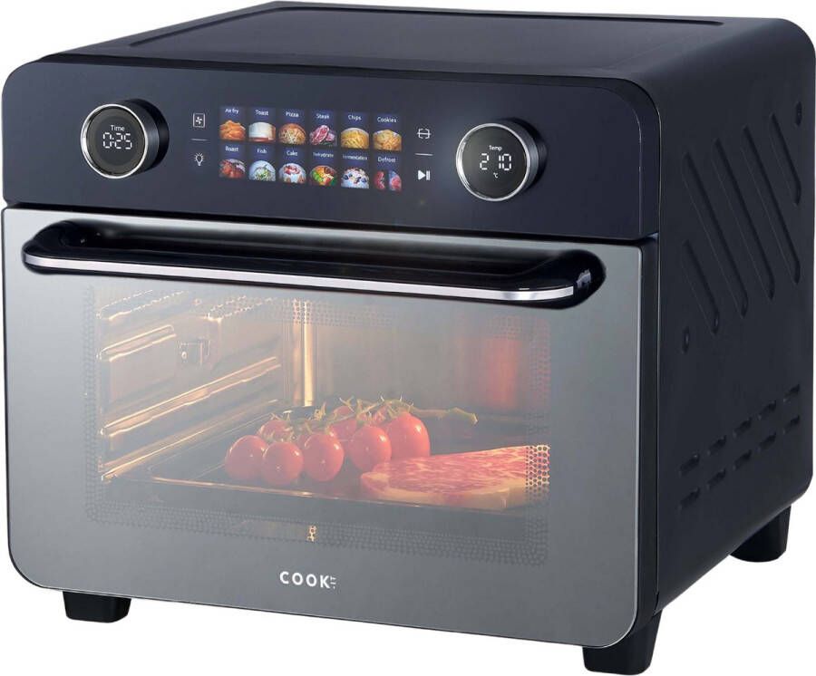Media Evolution COOK-IT Airfryer Oven Hetelucht friteuse 25L 12 Programma's 35 tot 230 Graden 2250W