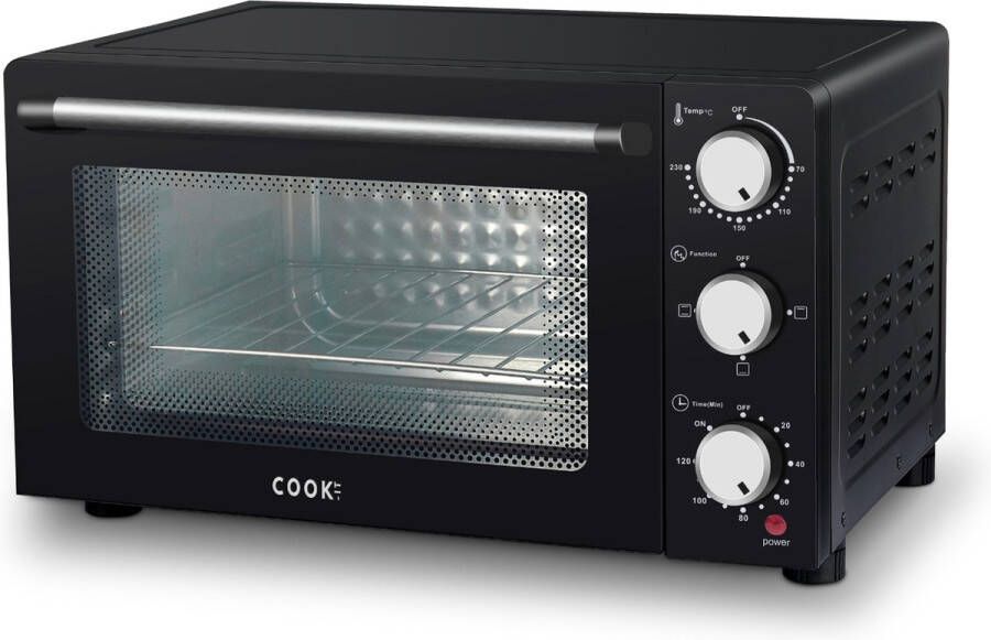 Media Evolution COOK-IT Mini Oven 21L Vrijstaande Heteluchtoven 4 Extra's 230°C 120min Timer - Foto 3