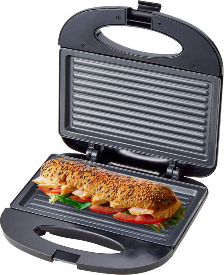 Media Evolution COOK-IT Tosti IJzer Compact Grill Apparaat Sandwich Maker Anti Aanbaklaag Croque Monsieur Toetstel