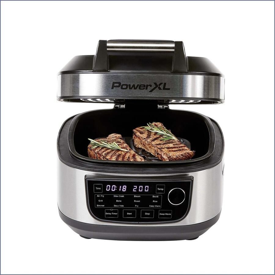 MediaShop Power XL Multicooker – 12-in-1 fornuis met AirFryer functie – voor frituren koken frituren en als elektrische grill Mail Order Edition - Foto 3