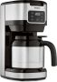 MEDION koffiezetapparaat met thermoskan en timer (filterapparaat 10 kopjes 1 25 liter 900 watt timer antilekfunctie display MD11019) roestvrij staal - Thumbnail 4