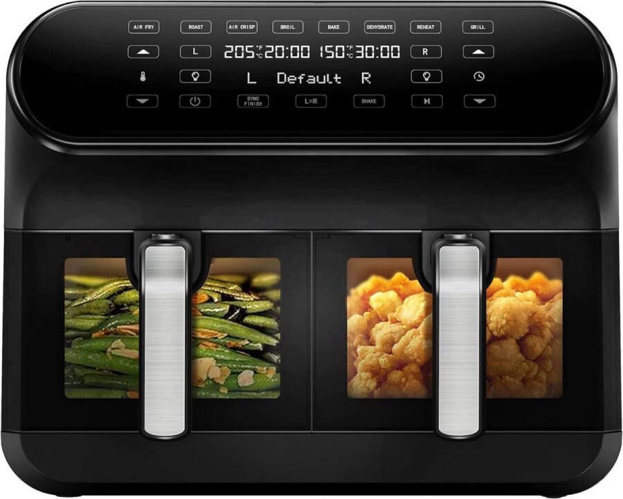 Meerkloos Dubbele Airfryer Dubbele Mand Dual Cook Heteluchtfriteuse - Foto 9
