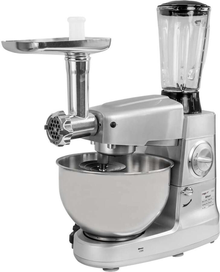 Mega -M MX.H08 Planetaire keukenrobot 8 liter kom 3-in-1 multifunctioneel 1500 W vermogen