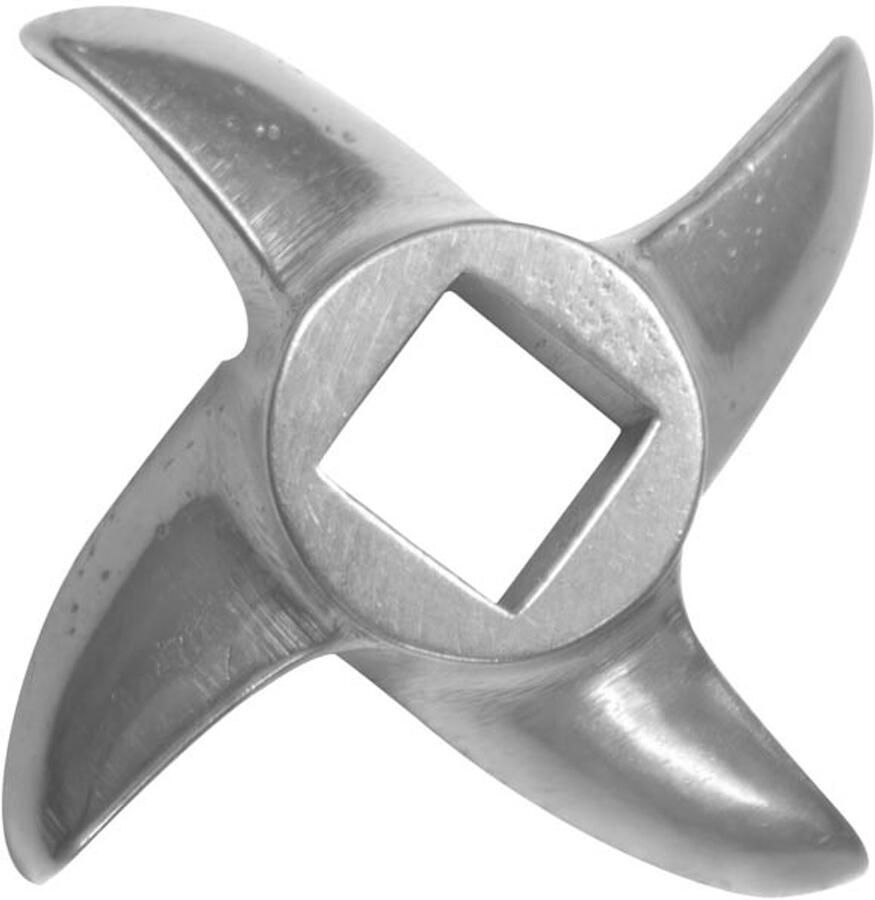 Mega -M Professioneel Kruismes Enkelzijdig RVS Voor Vleesmolen 170 kg u Reservemes voor Vleeswolf Corrosiebestendig