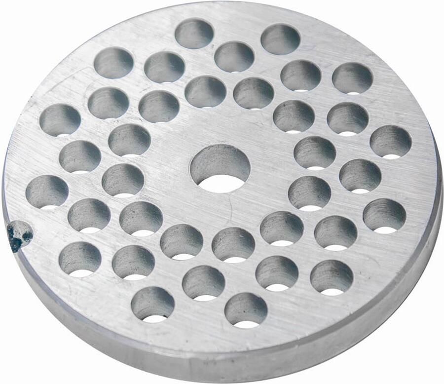 Mega -M Professionele Gehaktmolen Schijf Ø 82 mm Gaten 8 mm RVS Maalschijf voor Vleesmolen model wi.HO240.1200.sn Corrosiebestendig