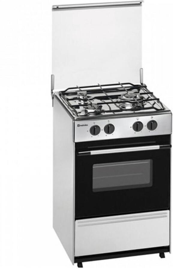 Meireles Gasfornuis G-1530 DV X 7500W 60 cm Roestvrij staal