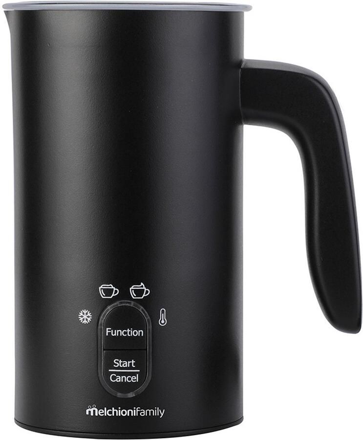 Melchioni 118360031 melkopschuimer & -opwarmer Handbediend elektrisch Zwart