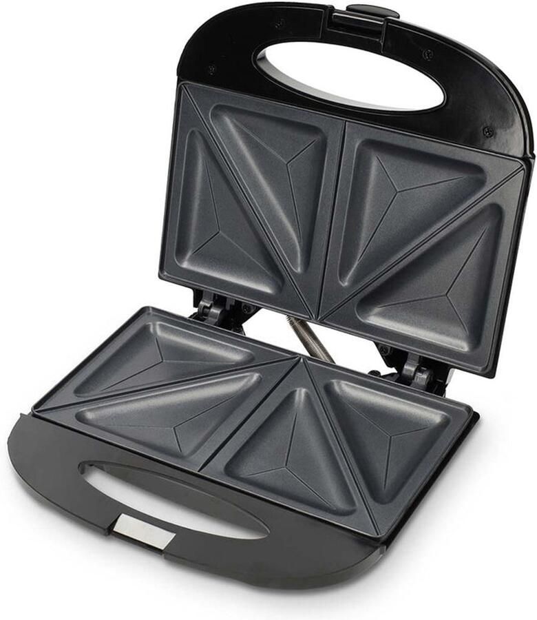 Melissa 16240112 Sandwich Maker 750W Compacte tosti-ijzer met antiaanbakplaten Zwart