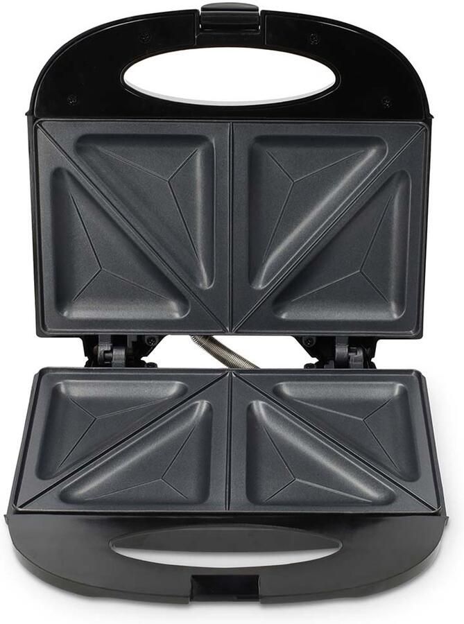 Melissa 16240112 Sandwich Maker 750W Compacte tosti-ijzer met antiaanbakplaten Zwart
